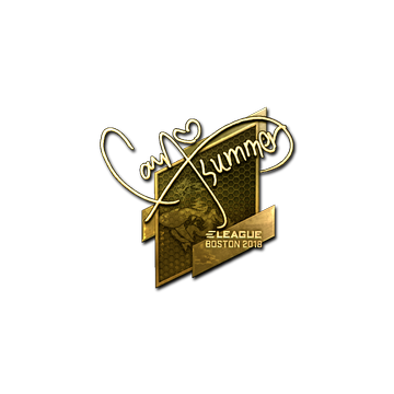 Sticker | Summer (Gold) | Boston 2018