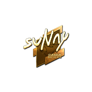 Sticker | suNny (Gold) | Boston 2018