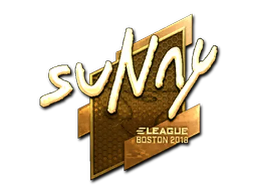Sticker | suNny (Gold) | Boston 2018