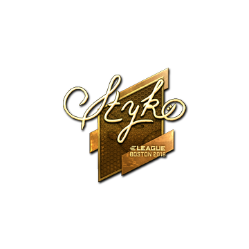 Sticker | STYKO (Gold) | Boston 2018