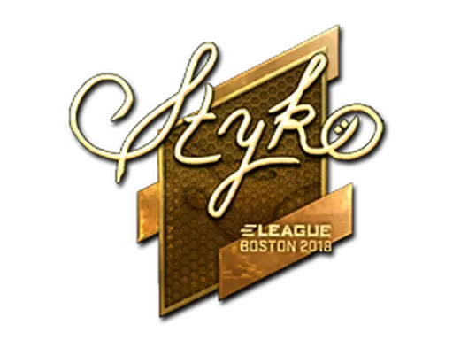 Sticker | STYKO (Gold) | Boston 2018