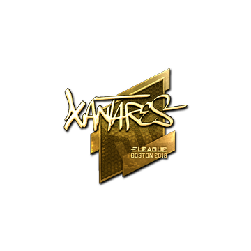 Sticker | XANTARES (Gold) | Boston 2018