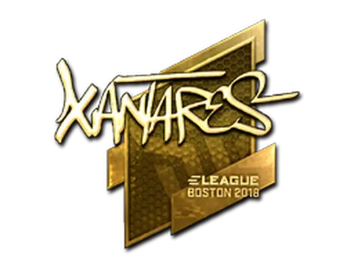 Sticker | XANTARES (Gold) | Boston 2018