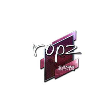 Sticker | ropz (Foil) | Boston 2018