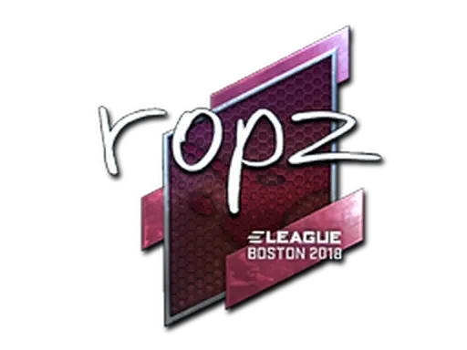 Sticker | ropz (Foil) | Boston 2018