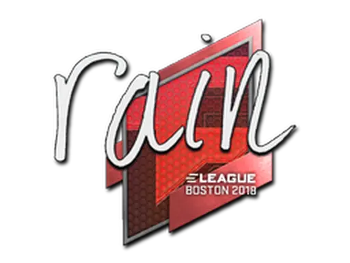 Sticker | rain | Boston 2018