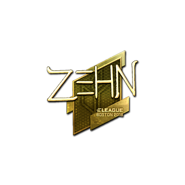 Sticker | zehN (Gold) | Boston 2018