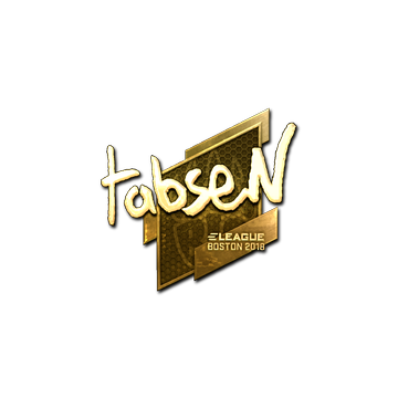 Sticker | tabseN (Gold) | Boston 2018