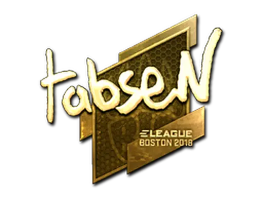 Sticker | tabseN (Gold) | Boston 2018