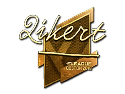 Sticker | qikert (Gold) | Boston 2018