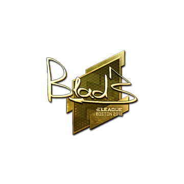 Sticker | B1ad3 (Gold) | Boston 2018