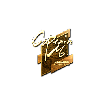 Sticker | captainMo (Gold) | Boston 2018