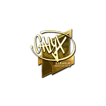 Sticker | Calyx (Gold) | Boston 2018