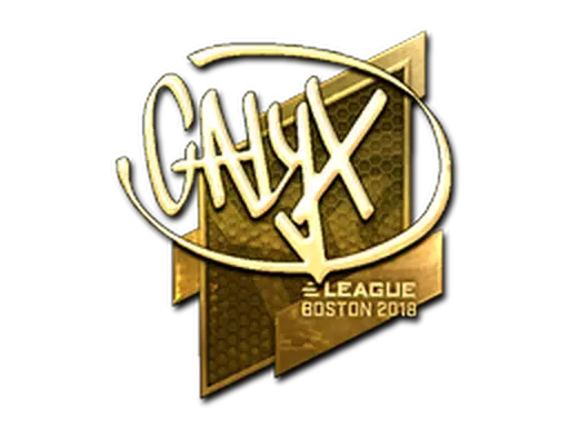 Sticker | Calyx (Gold) | Boston 2018