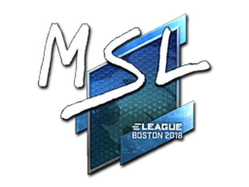 Sticker | MSL (Foil) | Boston 2018