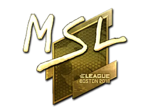 Sticker | MSL (Gold) | Boston 2018