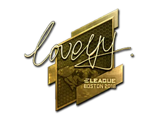Sticker | LoveYY (Gold) | Boston 2018
