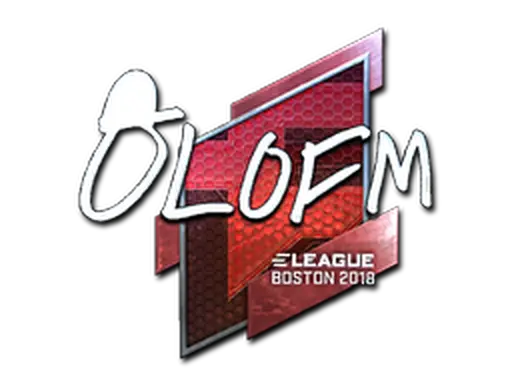 Sticker | olofmeister (Foil) | Boston 2018