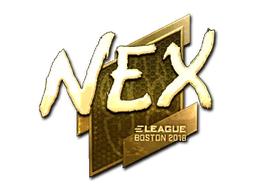 Sticker | nex (Gold) | Boston 2018