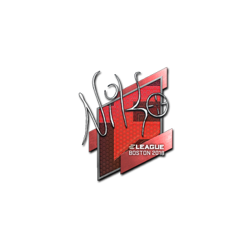 Sticker | NiKo | Boston 2018