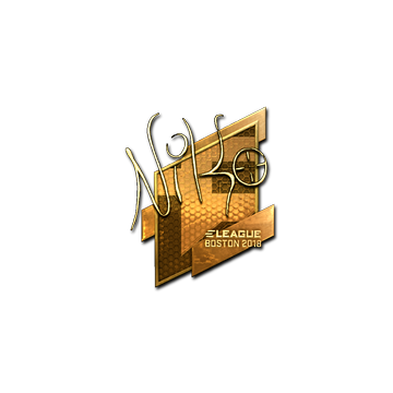 Sticker | NiKo (Gold) | Boston 2018