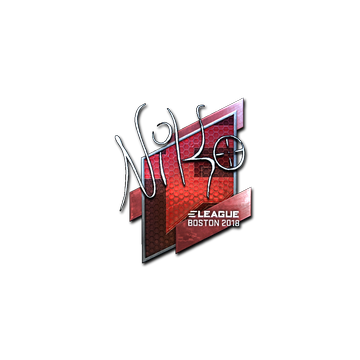 Sticker | NiKo (Foil) | Boston 2018