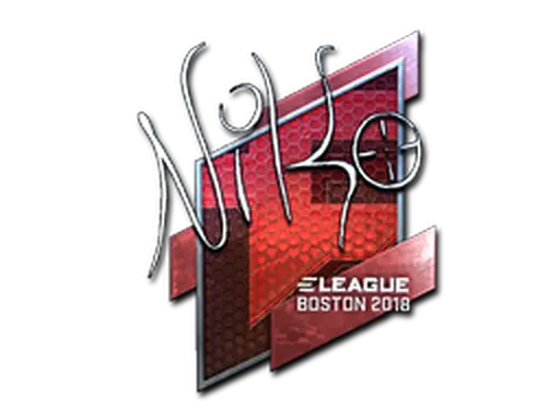 Sticker | NiKo (Foil) | Boston 2018