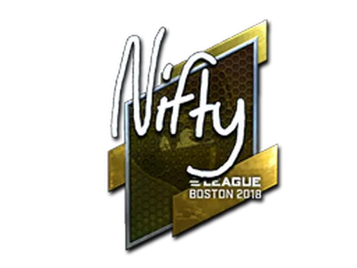 Sticker | Nifty (Foil) | Boston 2018
