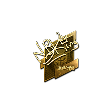 Sticker | NBK- (Gold) | Boston 2018