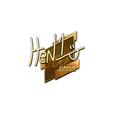Sticker | HEN1 (Gold) | Boston 2018