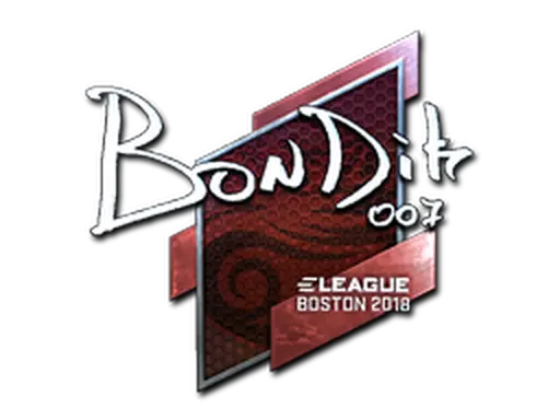 Sticker | bondik (Foil) | Boston 2018