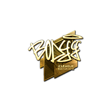 Sticker | bodyy (Gold) | Boston 2018