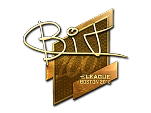Sticker | BIT (Gold) | Boston 2018