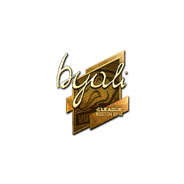 Sticker | byali (Gold) | Boston 2018