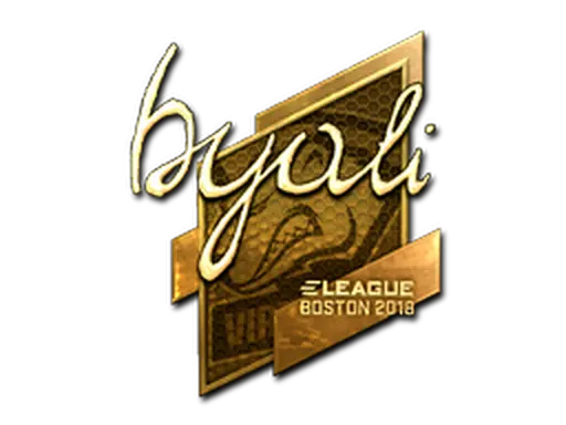 Sticker | byali (Gold) | Boston 2018