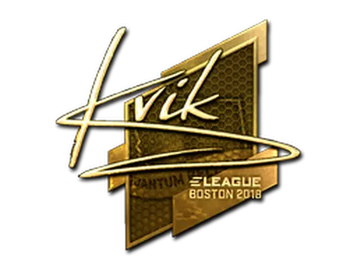 Sticker | Kvik (Gold) | Boston 2018