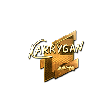Sticker | karrigan (Gold) | Boston 2018