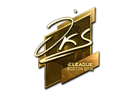 Sticker | jks (Gold) | Boston 2018