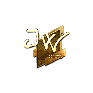 Sticker | JW (Gold) | Boston 2018
