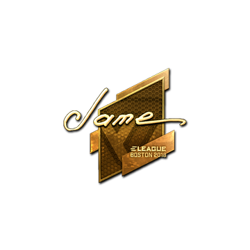 Sticker | Jame (Gold) | Boston 2018