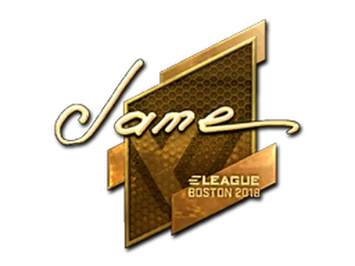 Sticker | Jame (Gold) | Boston 2018