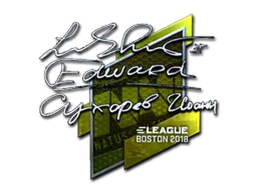 Sticker | Edward (Foil) | Boston 2018