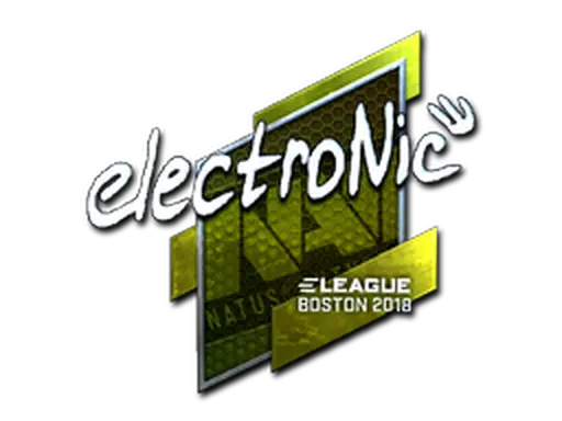 Sticker | electronic (Foil) | Boston 2018