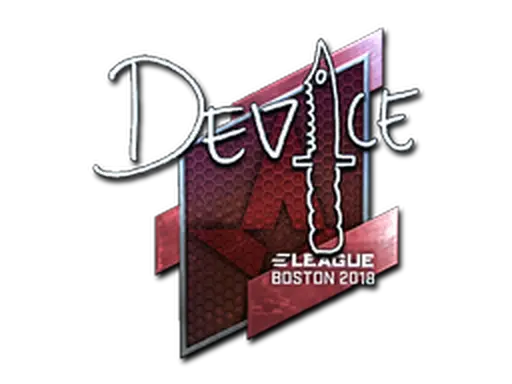 Sticker | device (Foil) | Boston 2018