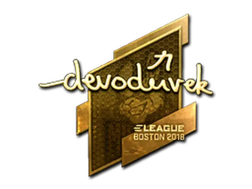 Sticker | devoduvek (Gold) | Boston 2018