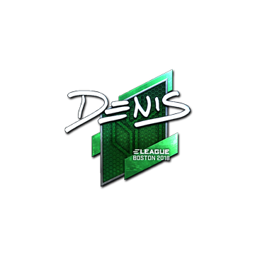 Sticker | denis (Foil) | Boston 2018