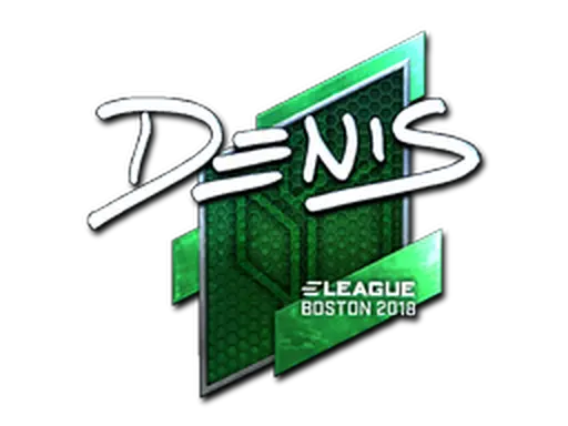 Sticker | denis (Foil) | Boston 2018