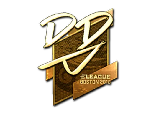 Sticker | DD (Gold) | Boston 2018