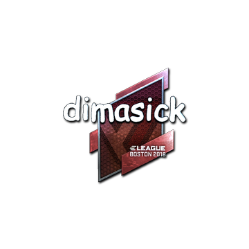 Sticker | dimasick (Foil) | Boston 2018