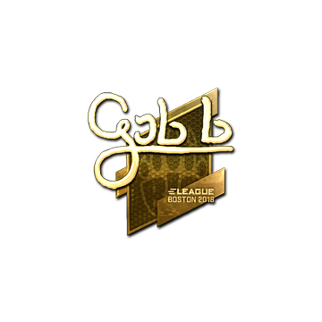 Sticker | gob b (Gold) | Boston 2018